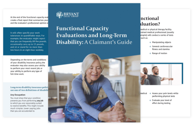 Functional Capacity Evaluations and Long-Term Disability: A Claimant’s Guide