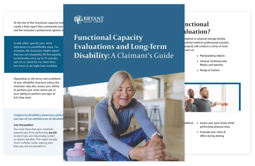 EBOOK Functional Capacity Evaluations and Long-Term Disability: A Claimant’s Guide Ebook